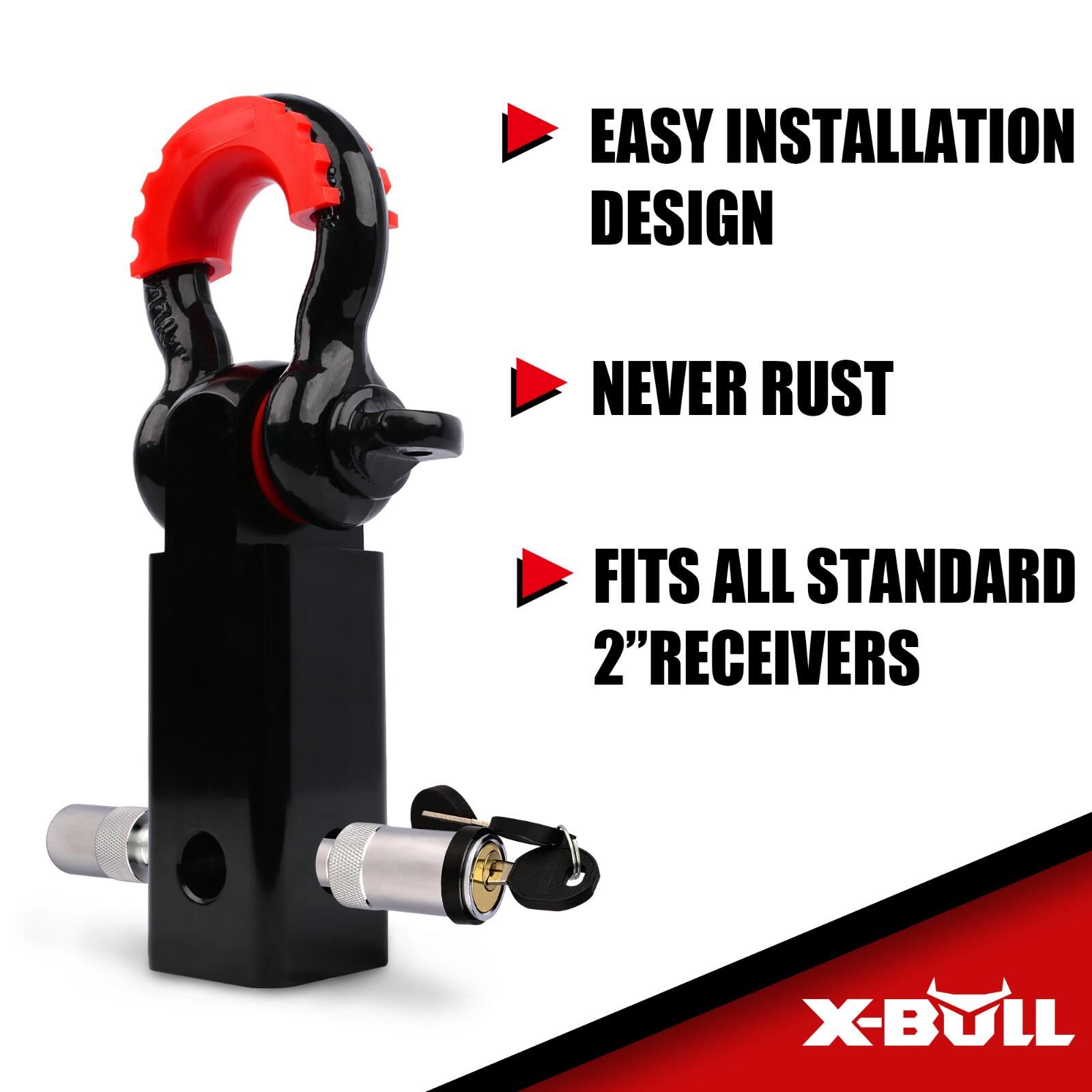 X-BULL Winch Recovery Kit Recovery tracks /Snatch Strap Off Road 4WD — image 4