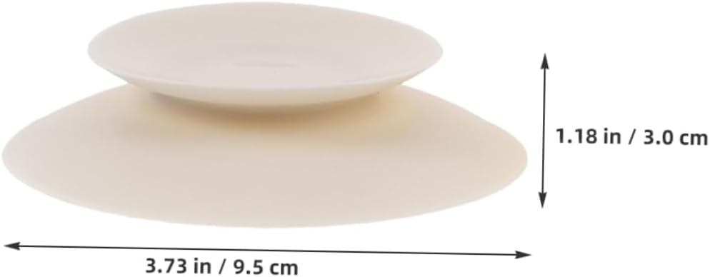 Ciieeo 8 Pieces Suction Cups for Tableware Double-Sided Suction Cups Non-Slip Silicone Suction Cups Mounting Mats for Tableware for Plate, Bowl, Dish, Mug โ image 2