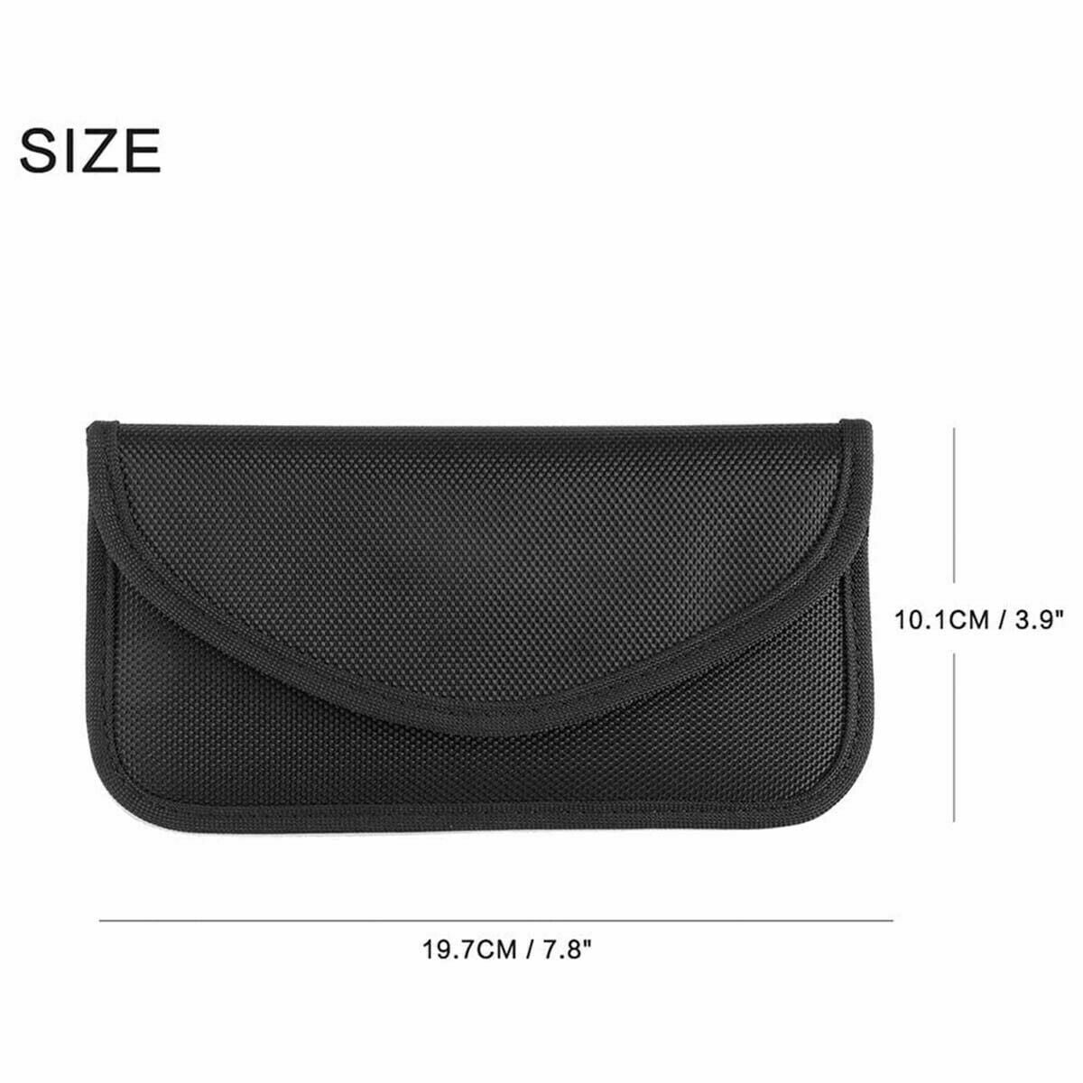 Faraday Bags for Phones, Cell Phone Signal Blocking Bag, RFID Phone Case,Faraday Bag for Phone & Key Fob(2 Pack) — image 4