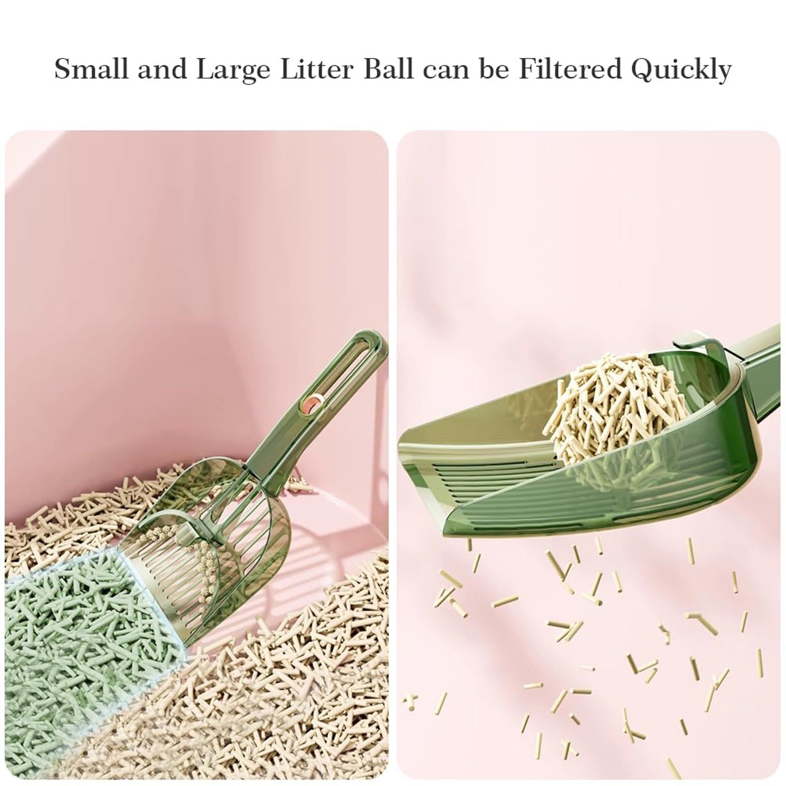 Sifting Tofu, Cat litter, Shovel, Bentonite Crawler, Pet Hamster, Cat Scraper, Godly Tool for Cleaning Small Holes — image 2