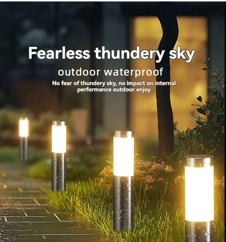 stainless steel outdoor lights — image 3