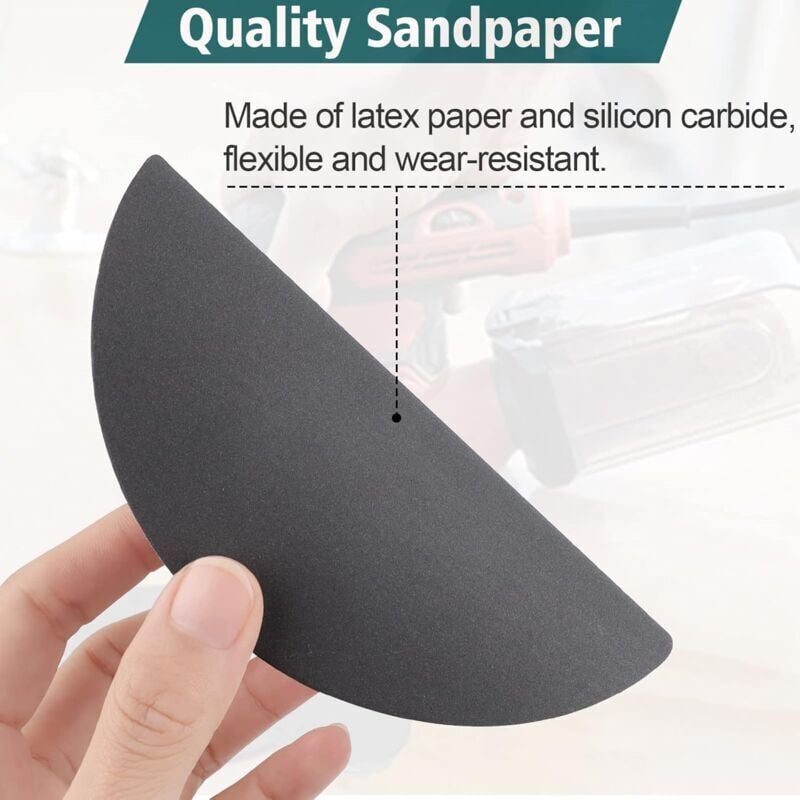 24-piece 50mm wet and dry sanding discs, 600-5000 grit, abrasive for polishing metal and wood — image 2