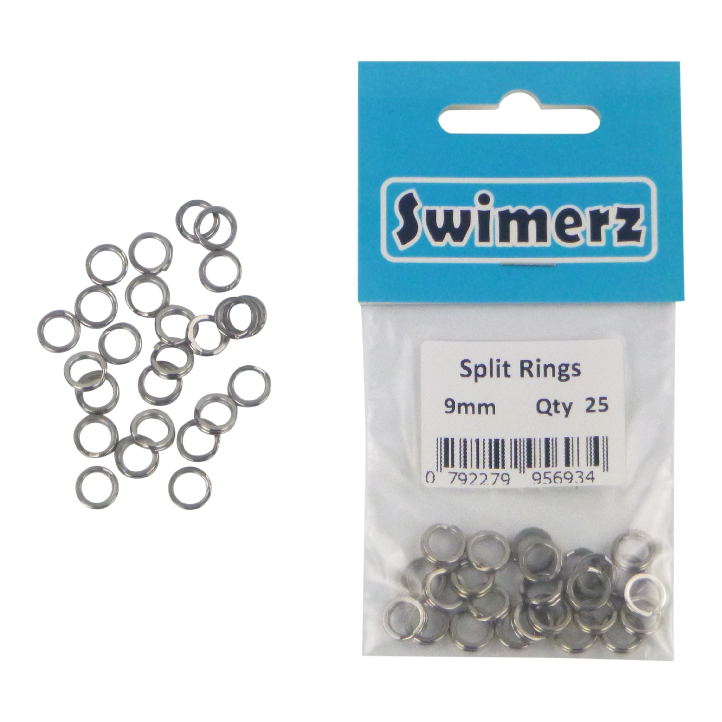 Swimerz 9mm Split Ring Stainless Steel, 25 Pack โ image 2