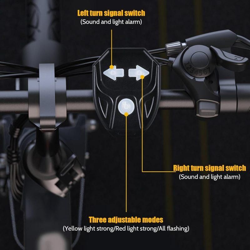 Bike Turn Signals Waterproof Remote Control 5 Mod Tail Light with Right & Left Light โ image 4