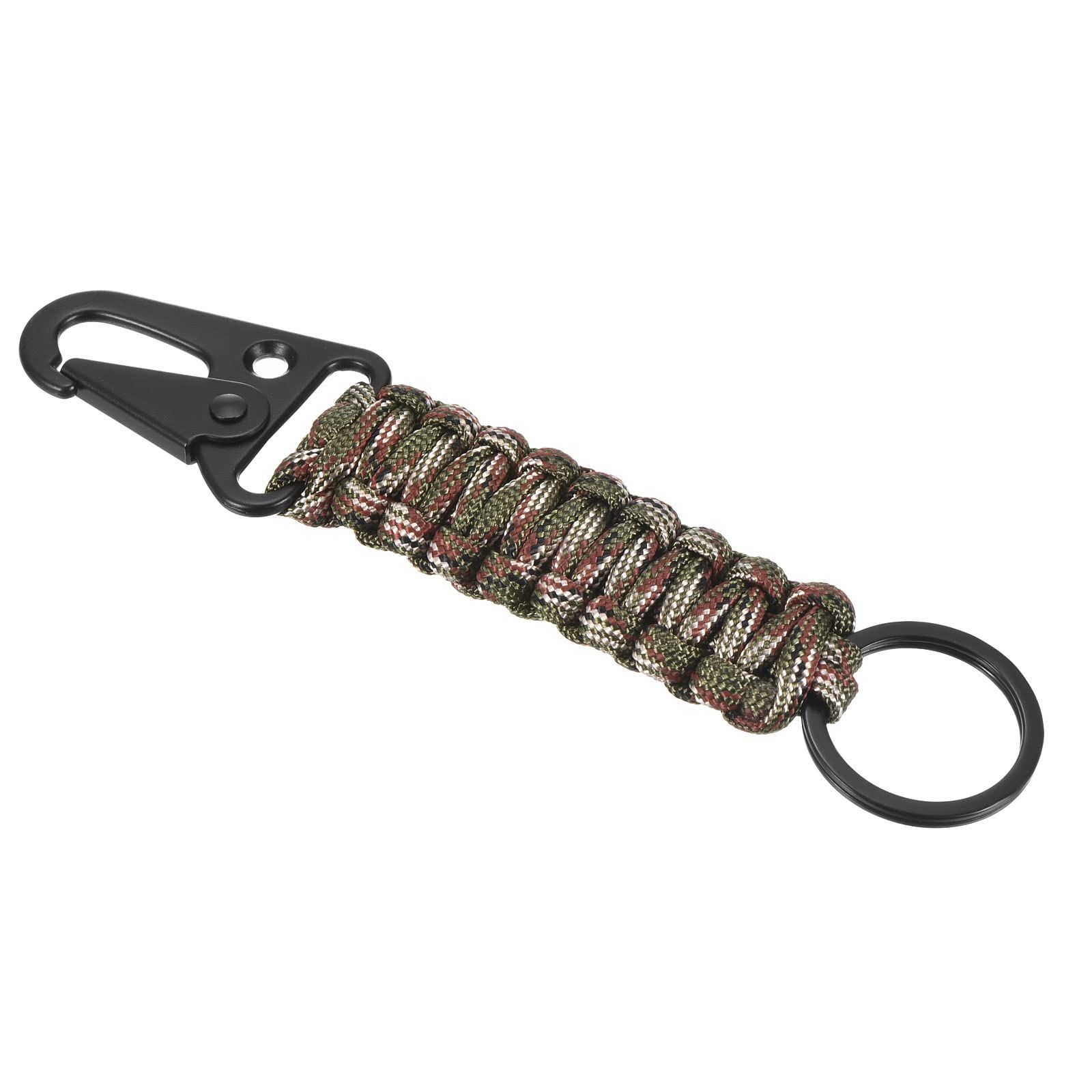 Umbrella rope climbing buckle woven pendant eagle beak keychain seven core umbrella rope woven umbrella rope jewelry keychain
