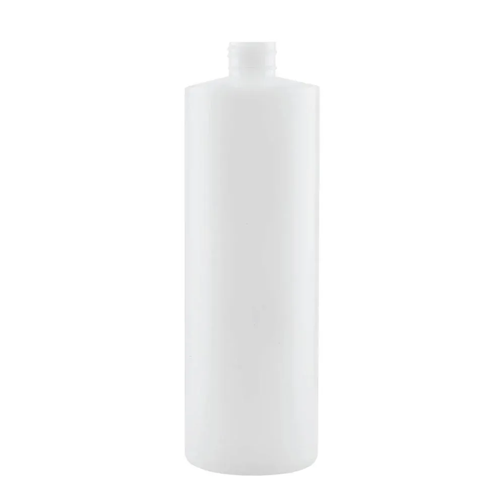 Kitchee 1x 500ml Ntural HDPE Round Bottle + 28/410 Caps - Empty Plastic Food Storage โ image 4