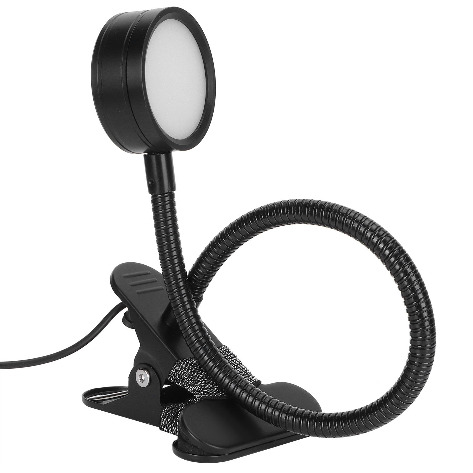 USB Desk Lamp 360° Angle Adjustable Clip On Gooseneck Reading Light for Office Bedroom — image 5