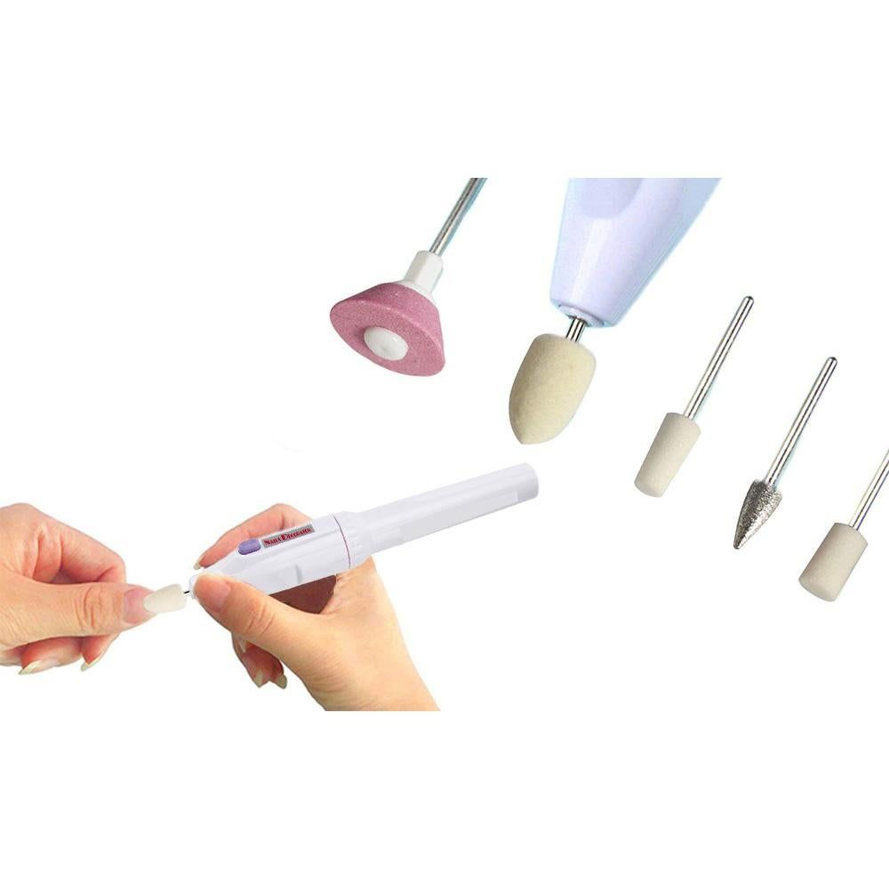 2 Sets Cordless Professional Manicure Pedicure Kit 5 in 1 Electric Nail Drill Machine โ image 3
