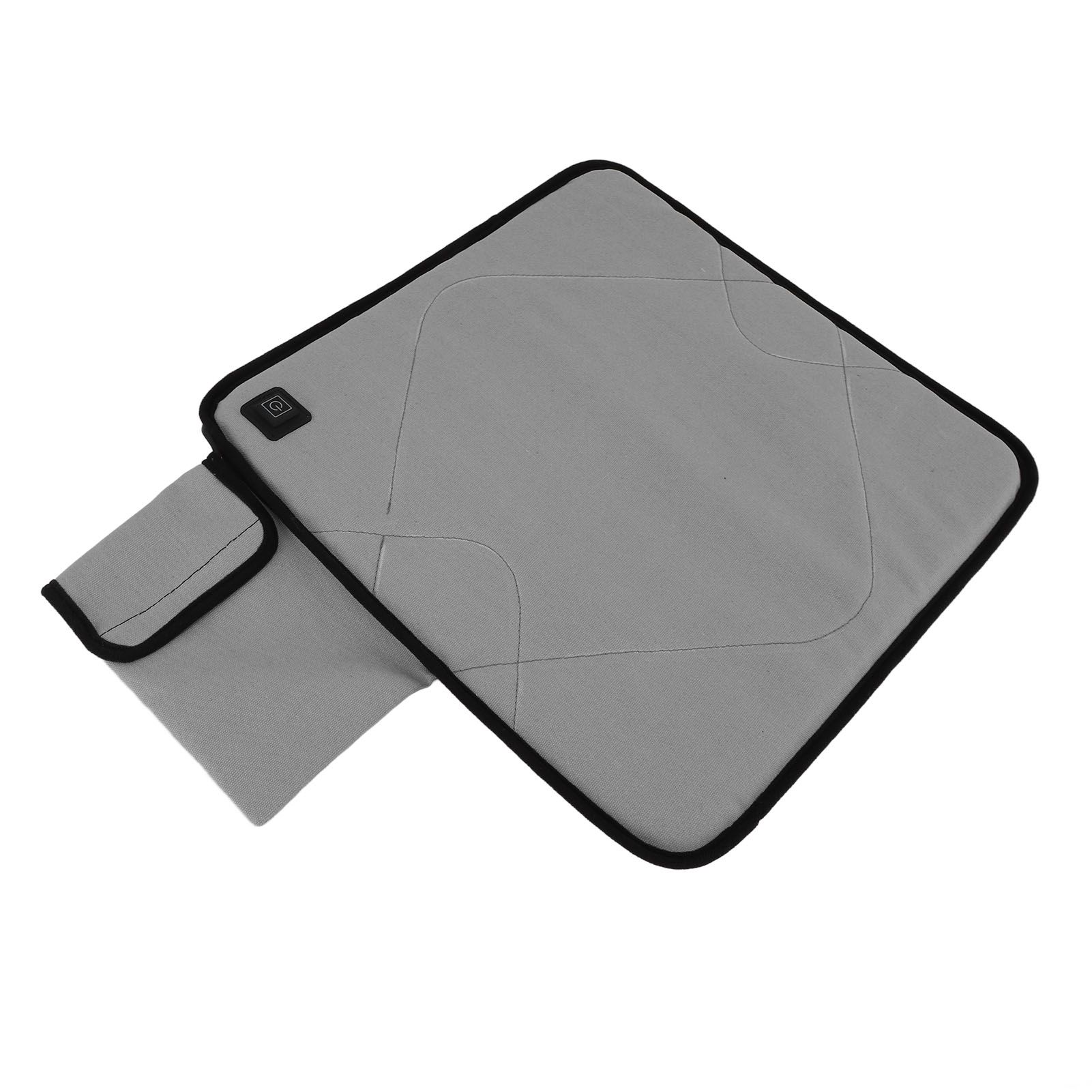 USB Heated Seat Cushion Adjustable Lightweight Heated Stadium Cushion for Camping Fishing Home Office Deep Gray โ image 6