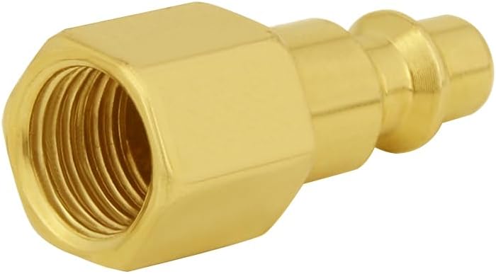 8PCS Brass 1/4 Inch NPT Female and Male Industrial Air Hose Quick Connect Air Plug Fittings โ image 2