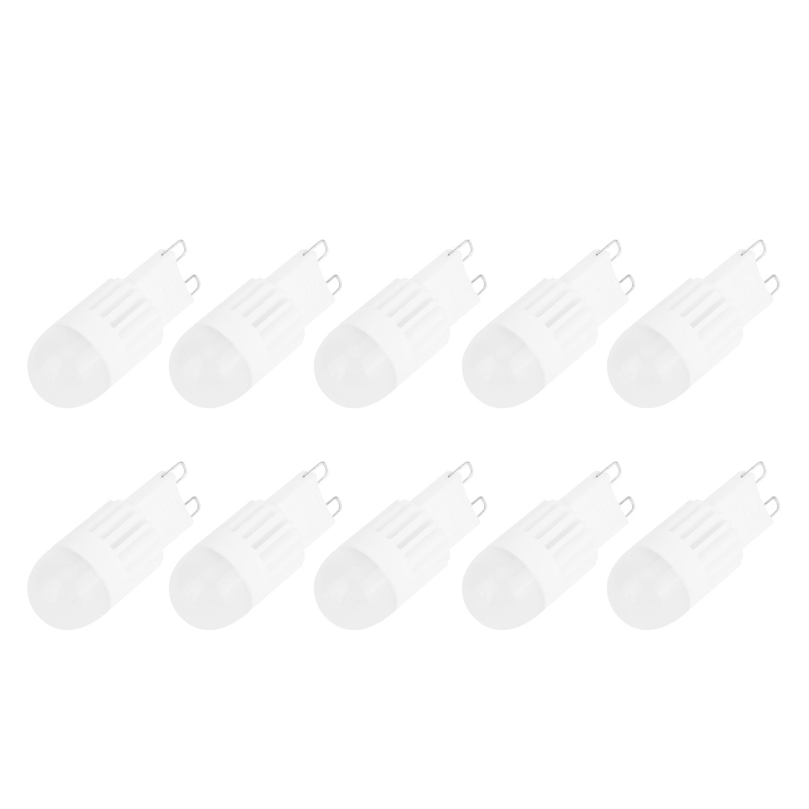 10Pcs G9 Bulbs 3W 5LED Bi Pin Light Source for Chandelier Ceiling Light Warm White 110V โ image 3