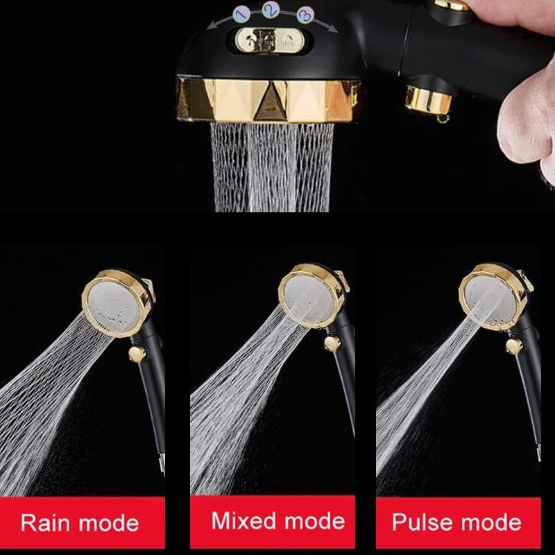High Pressure Upgrade Shower Head 3 Modes Handheld Adjustable Water Saving ShowerHead Pressurized Spray Nozzle — image 3