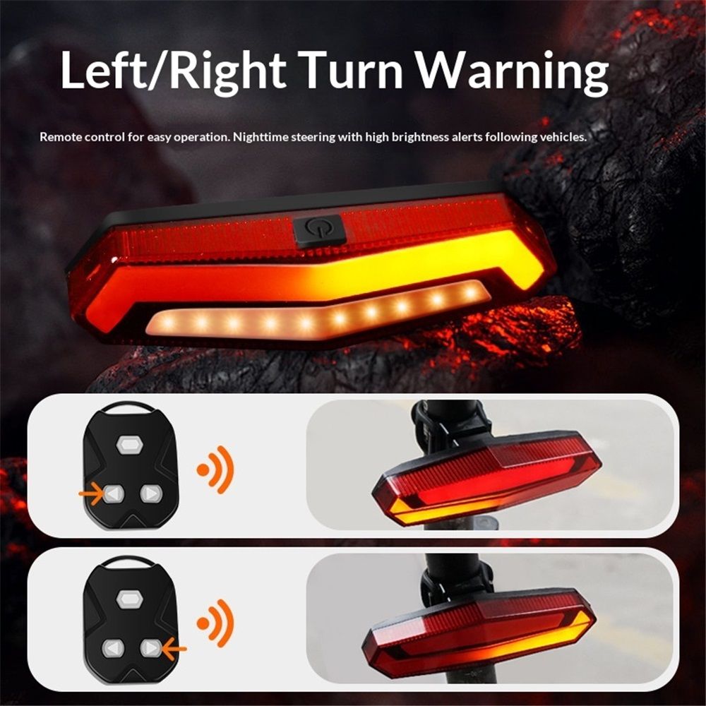 Rear Bike Light Powerful & Rechargeable - Waterproof, Multiple Modes, Quick Release Mounts, Bicycle Lights โ image 3