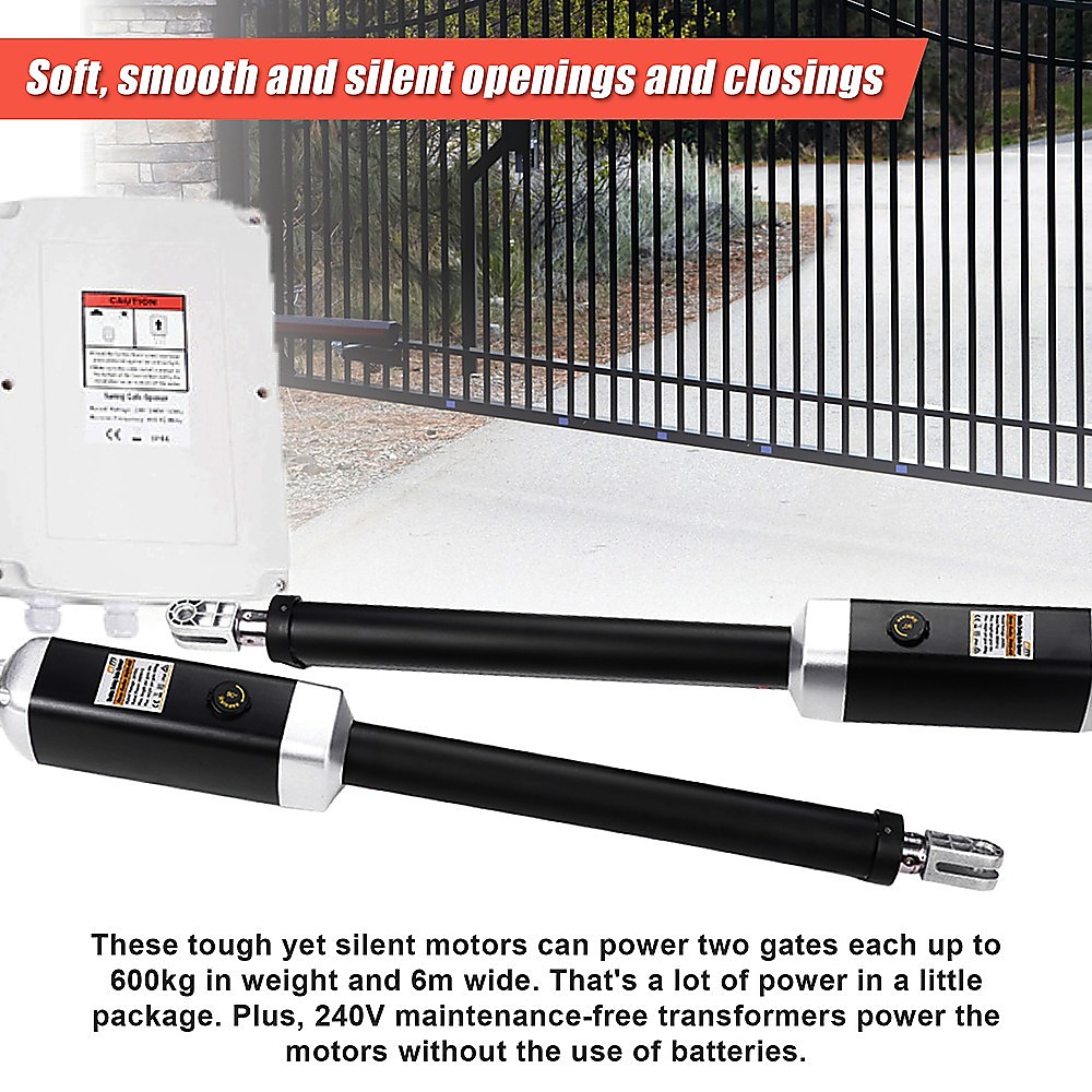 1200KG Double Swing Auto Motor Remote Gate Opener — image 6