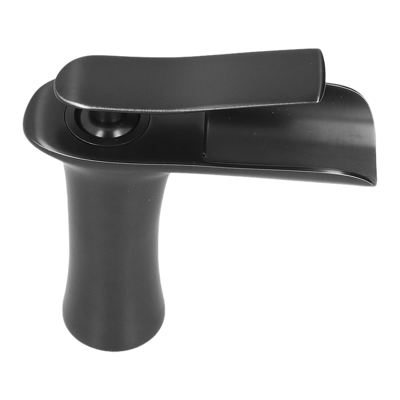 G1/2 Sink Faucet Copper Waterfall Water Tap Black Bathroom Basin Hot Cold Faucet for Kitchen Toilet โ image 4