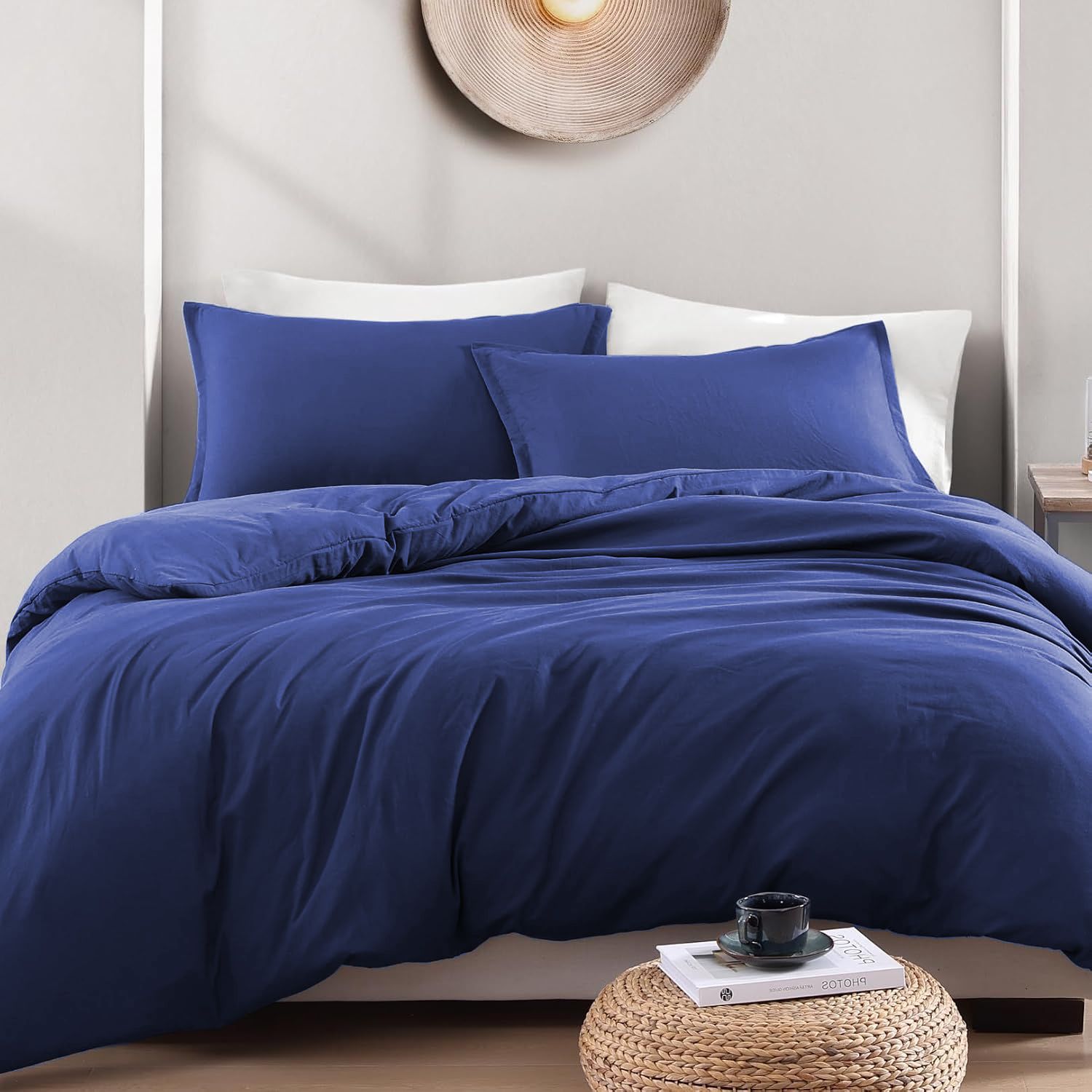 Hotel Soft Microfiber Duvet Cover Set-2000TC Quilt Cover Set & Pillowcases -1 Donna Cover Zipper Closure & 1 x Pillowcases-Breathable Bedding - Wrinkle, Fade — image 2