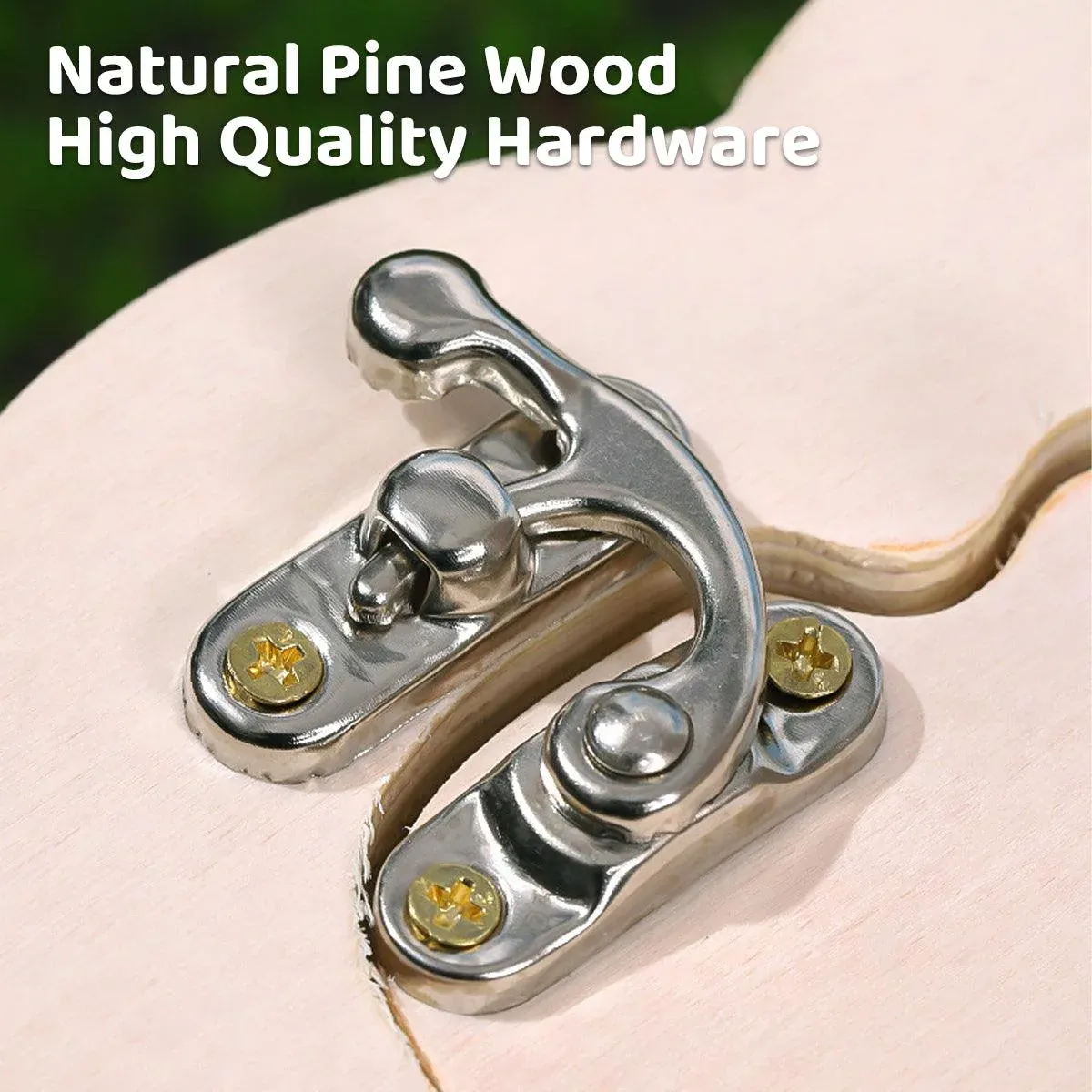 Wooden Hamster Hiding Nest House with Observation Window Small Pet Habitat — image 6