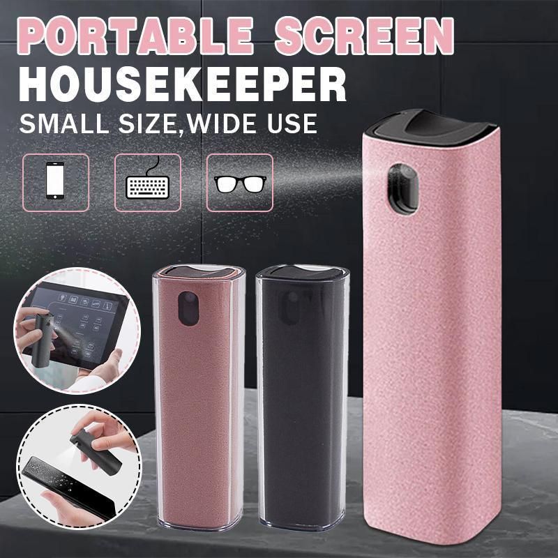 Phone Screen Cleaner Spray Fragrance Computer Screen Dust Removal Tool - Pink-with shell — image 2