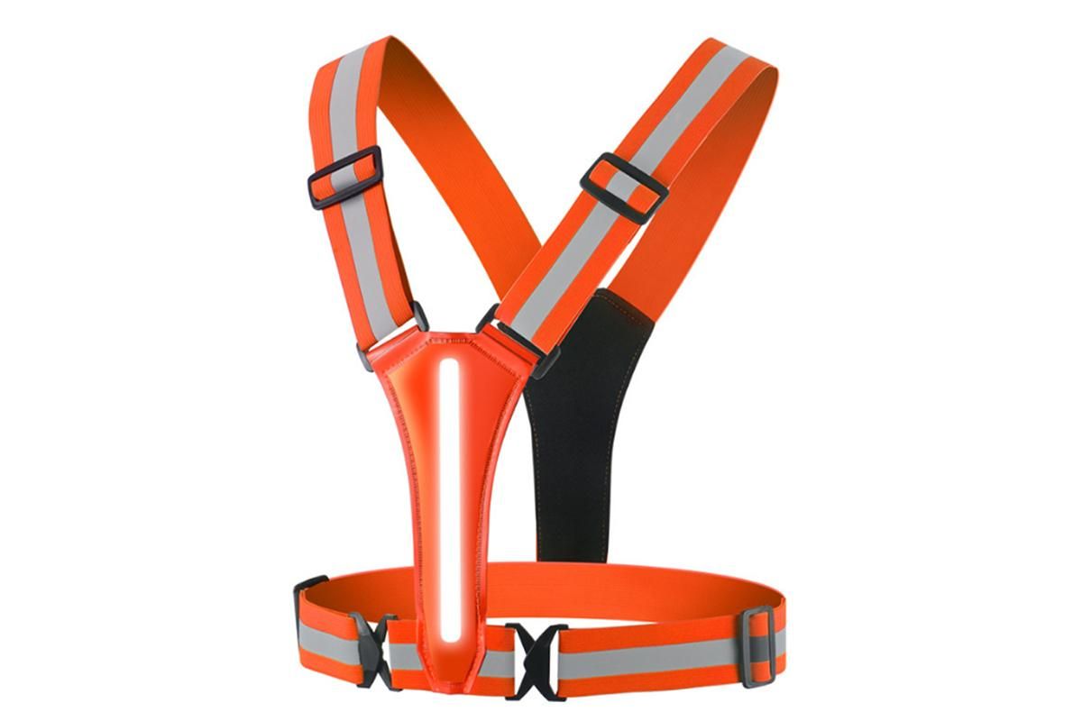LED Reflective Vest Running Gear USB Rechargeable LED Light Up Vest High Visibility with Adjustable Waist and Shoulde for Night Walking Cycling, High โ image 3