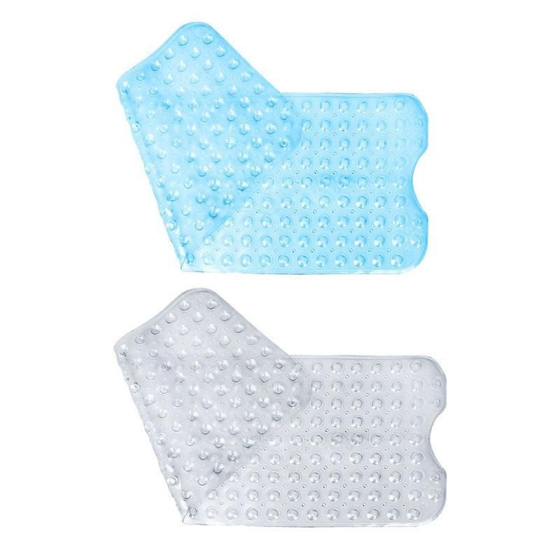 Non Slip Shower Mat for Bathtub Floor with Suction Cups 100x40cm - Clear — image 3