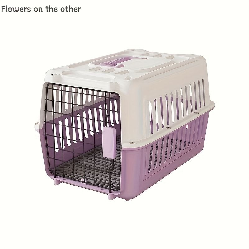 Portable Pet Carrier for Cats and Small Dogs, Airline-Approved Travel Kennel with Comfort Handle, Durable Recyclable PP Material, Compact Design for Indoor โ image 3