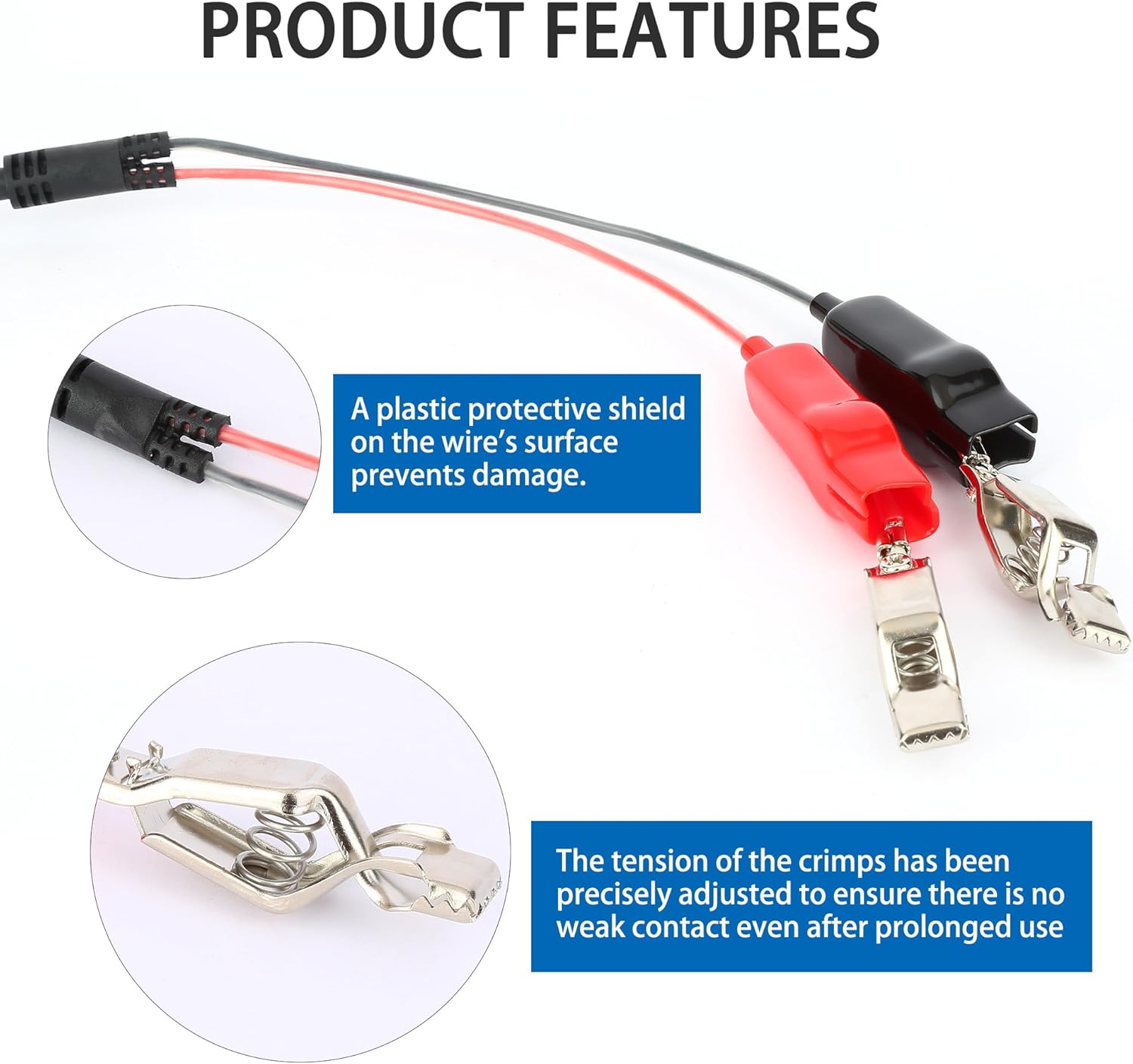 Electric Fishing Reel Power Cord - 10Ft Battery Connection Cable Fits for Daiwa Tanacom 1000 750 500, Seaborg 500MJ, Shimano, BeastMaster, Leobritz โ image 4