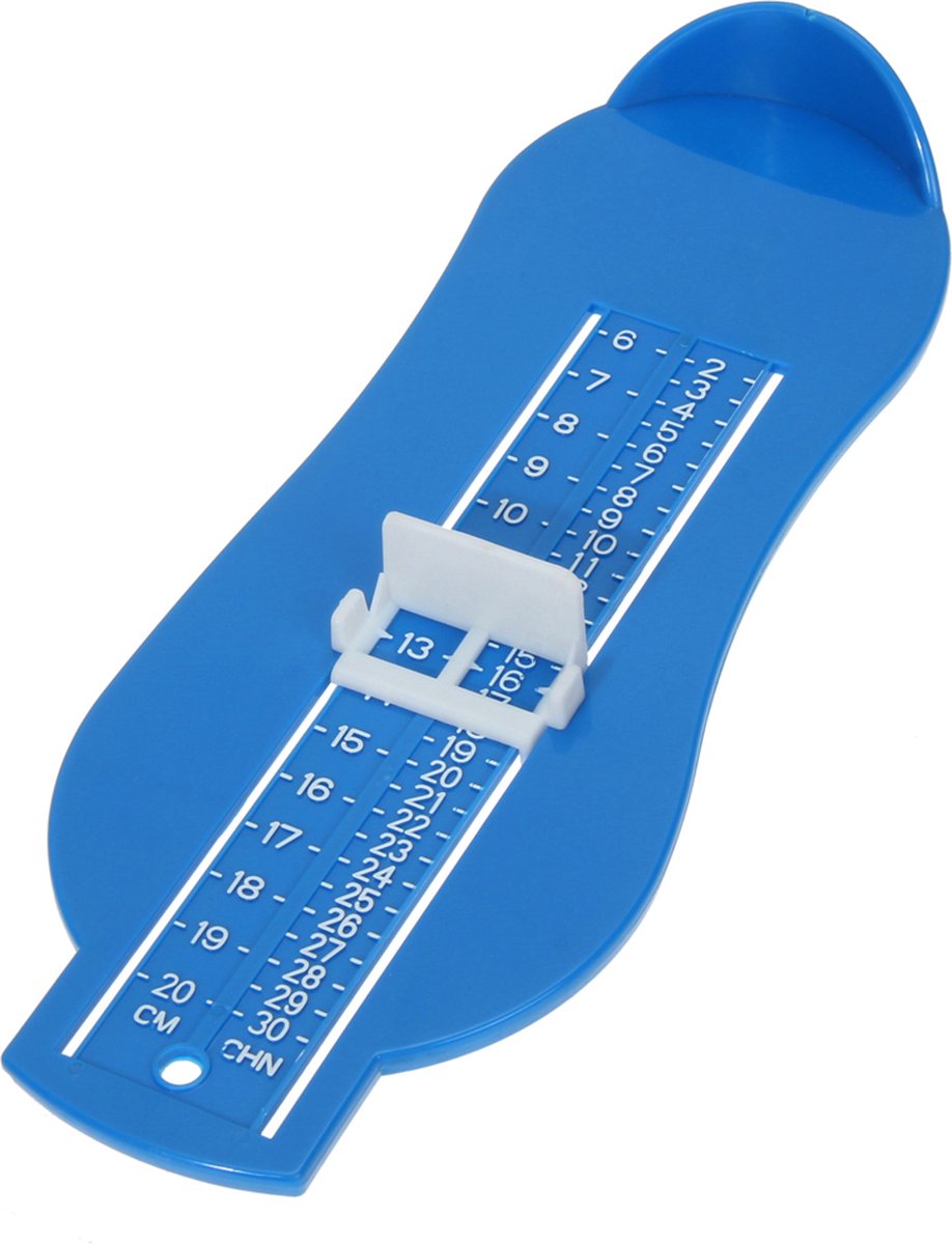 Child's Foot Measuring Tool | Child's Shoe Size Measuring Tool | Baby Shoe Measuring Tool | Baby Measurement | Blue — image 2