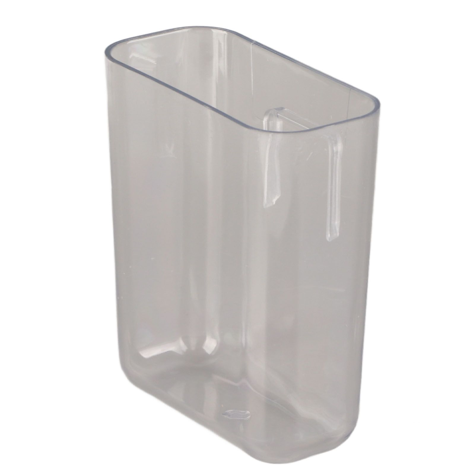Adhesive Storage Bin Transparent Plastic Wall Mounted Floating Storage Holder Desk Organizer for Bedroom Bathroom S โ image 2