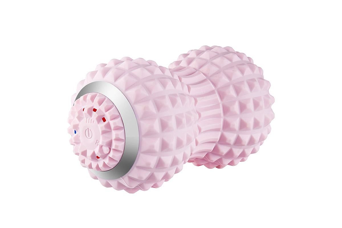 Vibrating Roller Massager Electric Massage Ball Back Foot Muscle Pain Relief -Light Pink โ image 3