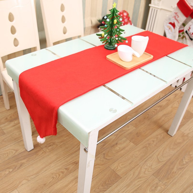 Christmas Chair Covers Tablecloth Runner Decoration Xmas Dinner Party Santa Gift, 10x Chair Covers โ image 3