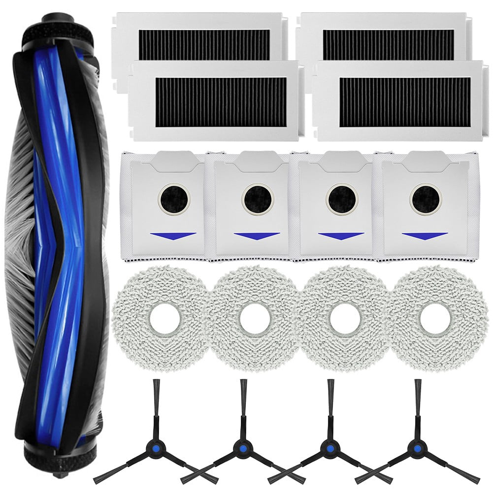 Ecovacs Deebot N30 Omni Robot Vacuum Accessories Kit With Main Side Brush Filter Mop Cloth Dust Bag Replacement Parts For N30 Pro Omni A