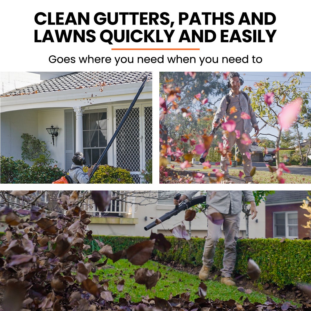 MTM 30CC Backpack Petrol Leaf Blower Yard Garden Commercial Outdoor โ image 6