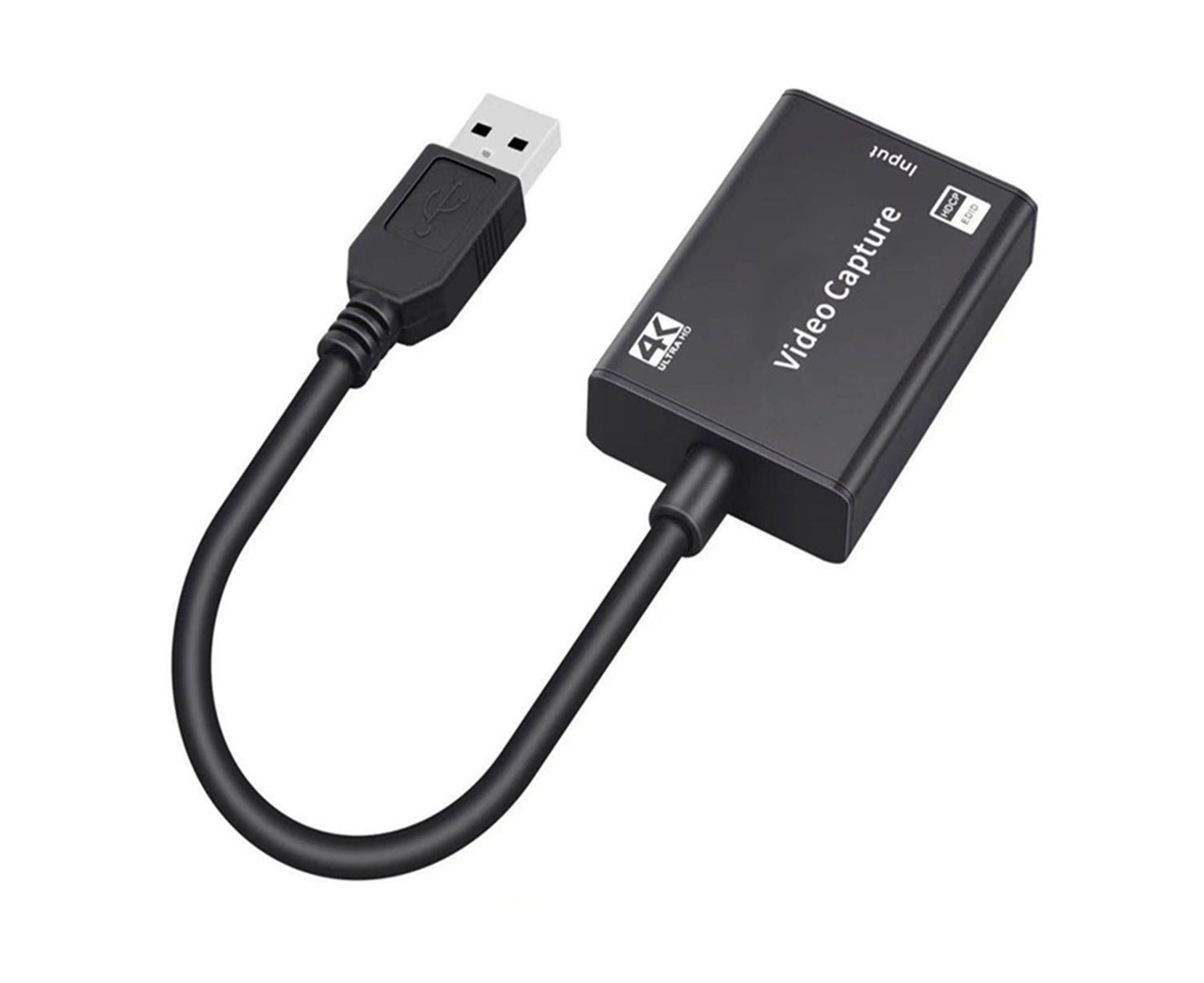 USB to HDMI-compatible High Clarity 1080P 4K Video Capture Card for Game Live Streaming Broadcast Black — image 3