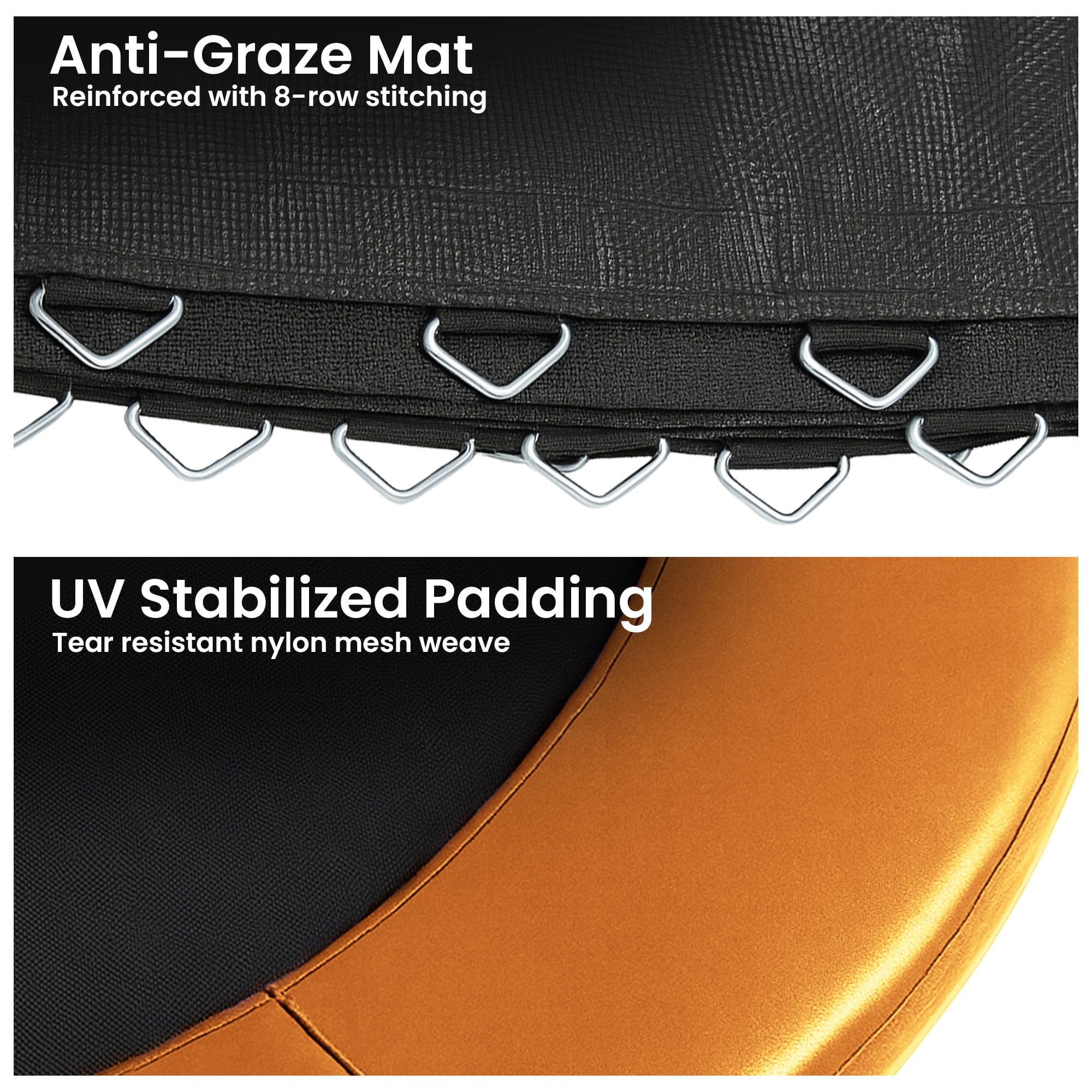 Kahuna 8ft Replacement Trampoline Safety Pad Cover and Jumping Spring Mat - Orange โ image 6