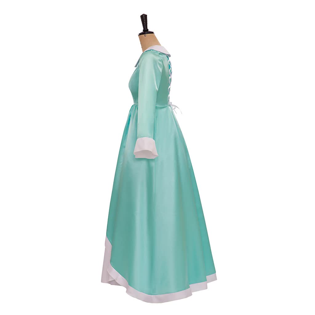 Daisy Cosplay Dress Rosalina Costume Halloween Carnival Cosplay Princess Dress with Crown Birthday Party Stage Wear with Headpiece XS Daisy — image 4