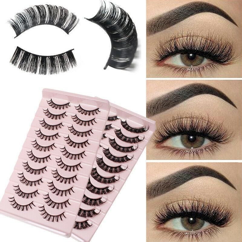 10 Pairs Russian D-Curl Mink False Eyelashes - Full & Curled - DH06-05 โ image 5