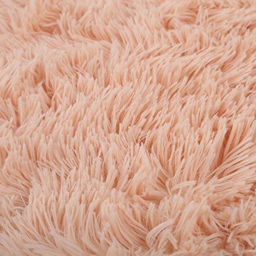 Super Soft Faux Fur Blanket Ultra Plush Decorative Throw Blanket for Kids Sofa cover blanket, bed blanket(Peach,51"x63") โ image 3