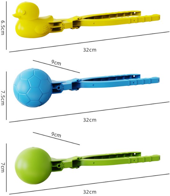 Snowball Maker for Kids | 6 Pieces - Safe PP Material โ image 3