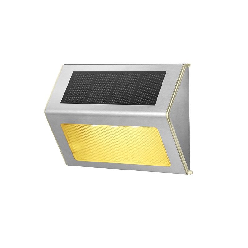 Solar Powered Step Lights for Outdoor Stairs, Stainless Steel & ABS Waterproof LED Step Light with Auto On/Off, Warm White or Cool White Options for — image 4