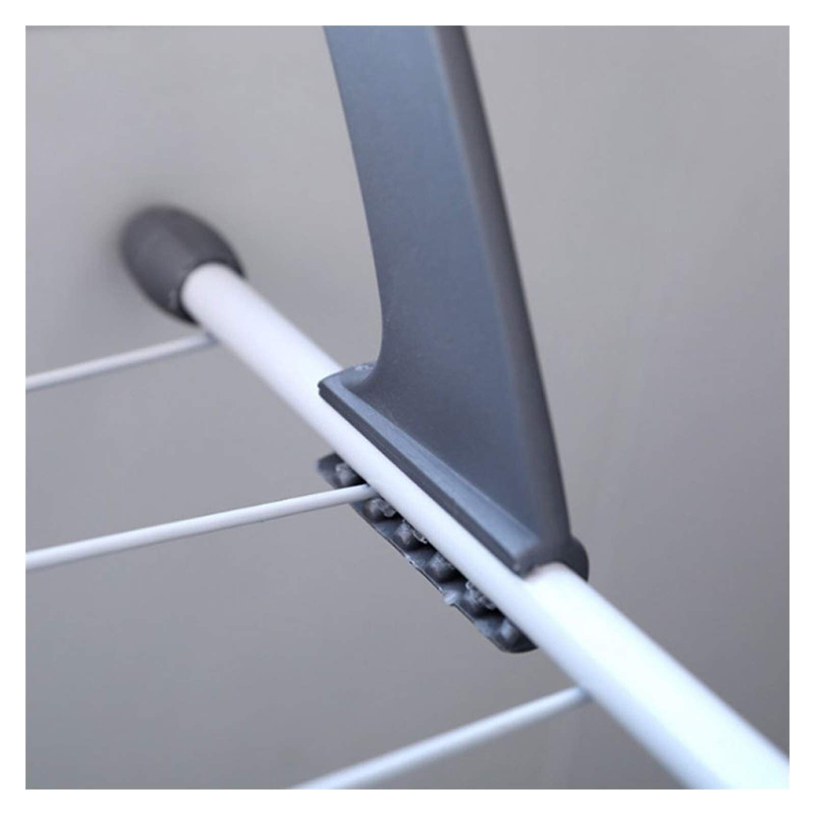 Folding Drying Rack Outdoor Bathroom Portable Clothes Hanger Shoes Towel Pole Drying Rack Holder Balcony Laundry — image 3