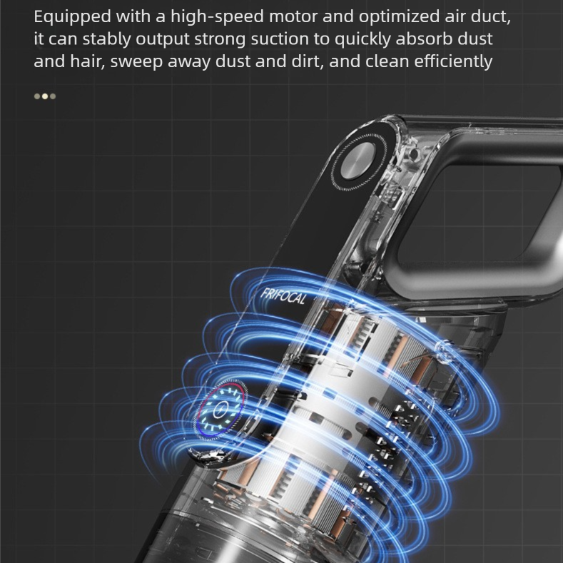 Black spray-painted model Wireless Stick Vacuum Cleaner with 14000Pa Suction, HEPA Filter & 350ml Water Tank for Wet Dry Cleaning โ image 6