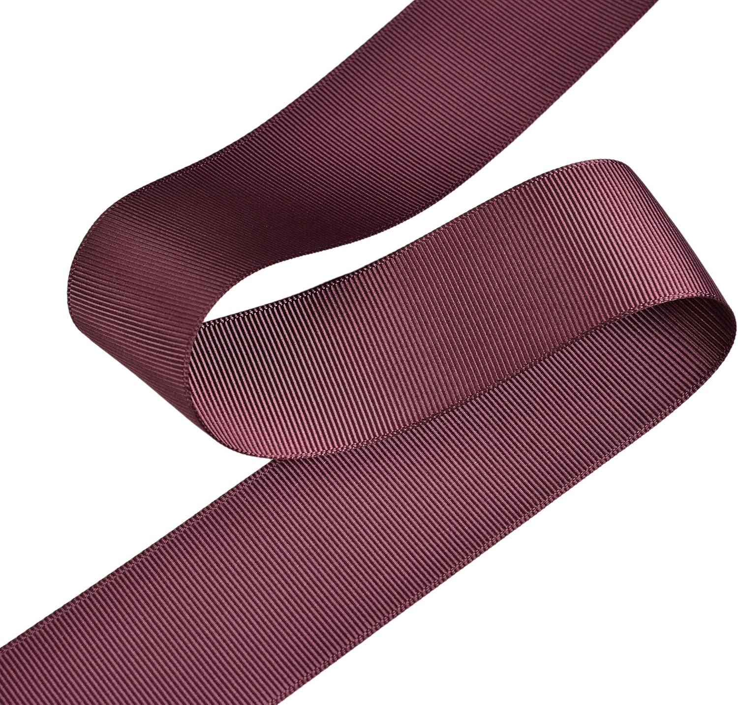 Burgundy Grosgrain Ribbon, 1 1/2 Inch 50 Yards, Great for Crafts Bows Flower Bouquet Wedding Home Decor Gift Wrapping โ image 4