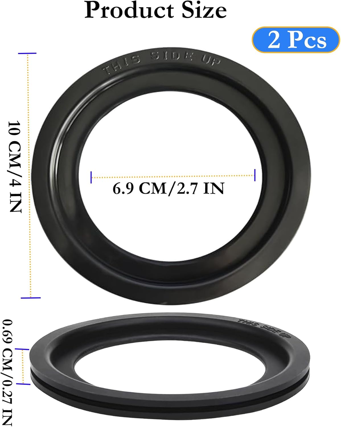 RV Toilet Seal Replacement 2-Pack for Dometic 300/310/320 Toilets, High-Grade Flush Ball Seal Gasket Kit 385311658 - Durable Rubber, Easy Installation, Fix โ image 3