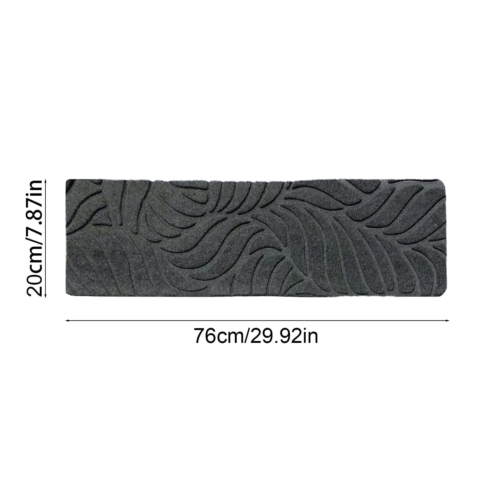 Stair Treads for Wooden Steps, Soft Stair Treads, 8 x 30 Inch Reusable Carpet Stair Treads, Washable Stair Runners for Wooden Steps Non Slip Stair Rugs #9_Dark — image 3