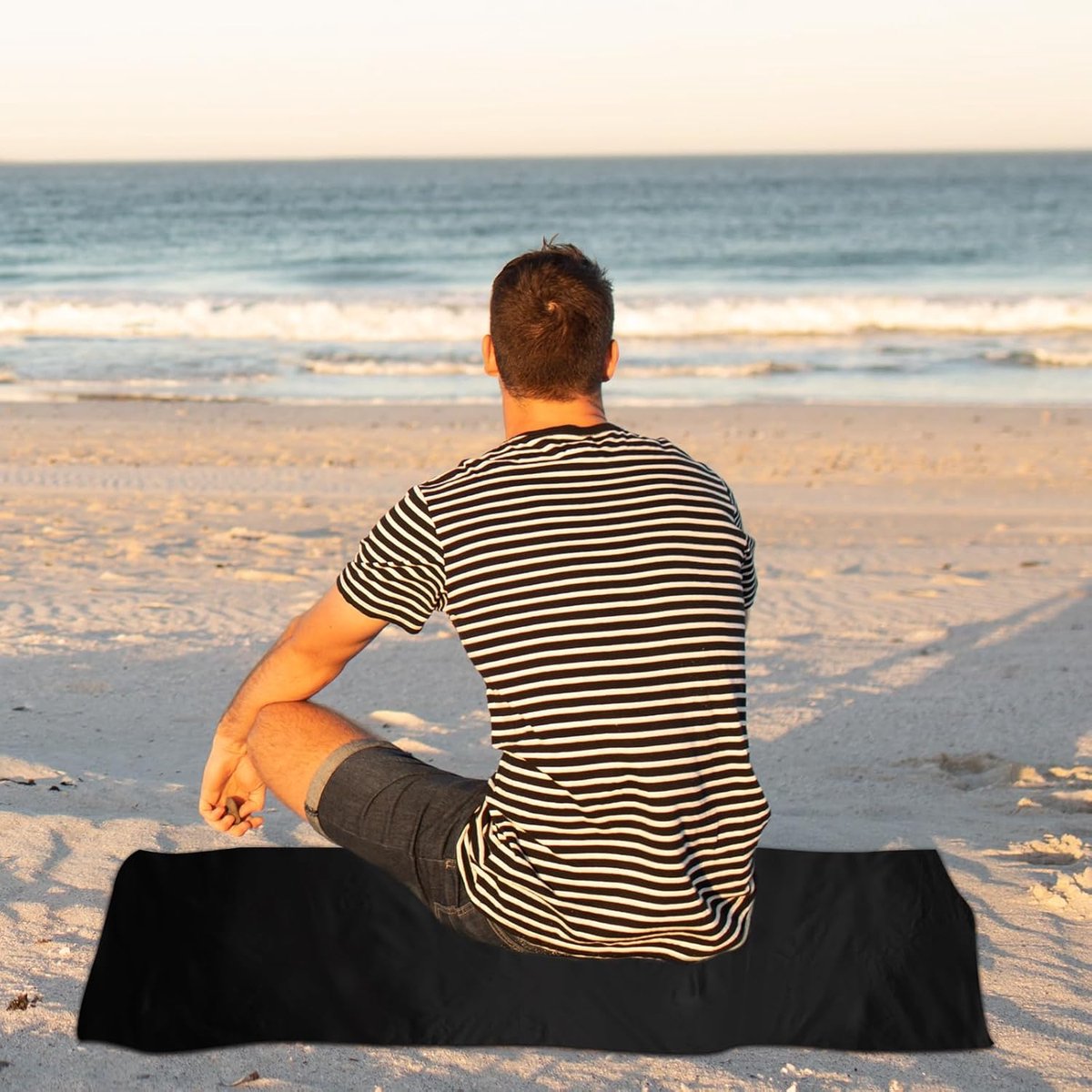 Mini Pocket Picnic Blanket - Sack Blanket - 150 x 110 Cm - Water-Repellent & Lightweight - Outdoor Blanket - Picnic Blanket - Beach Towel - Sand-Free Beach Mat — image 5