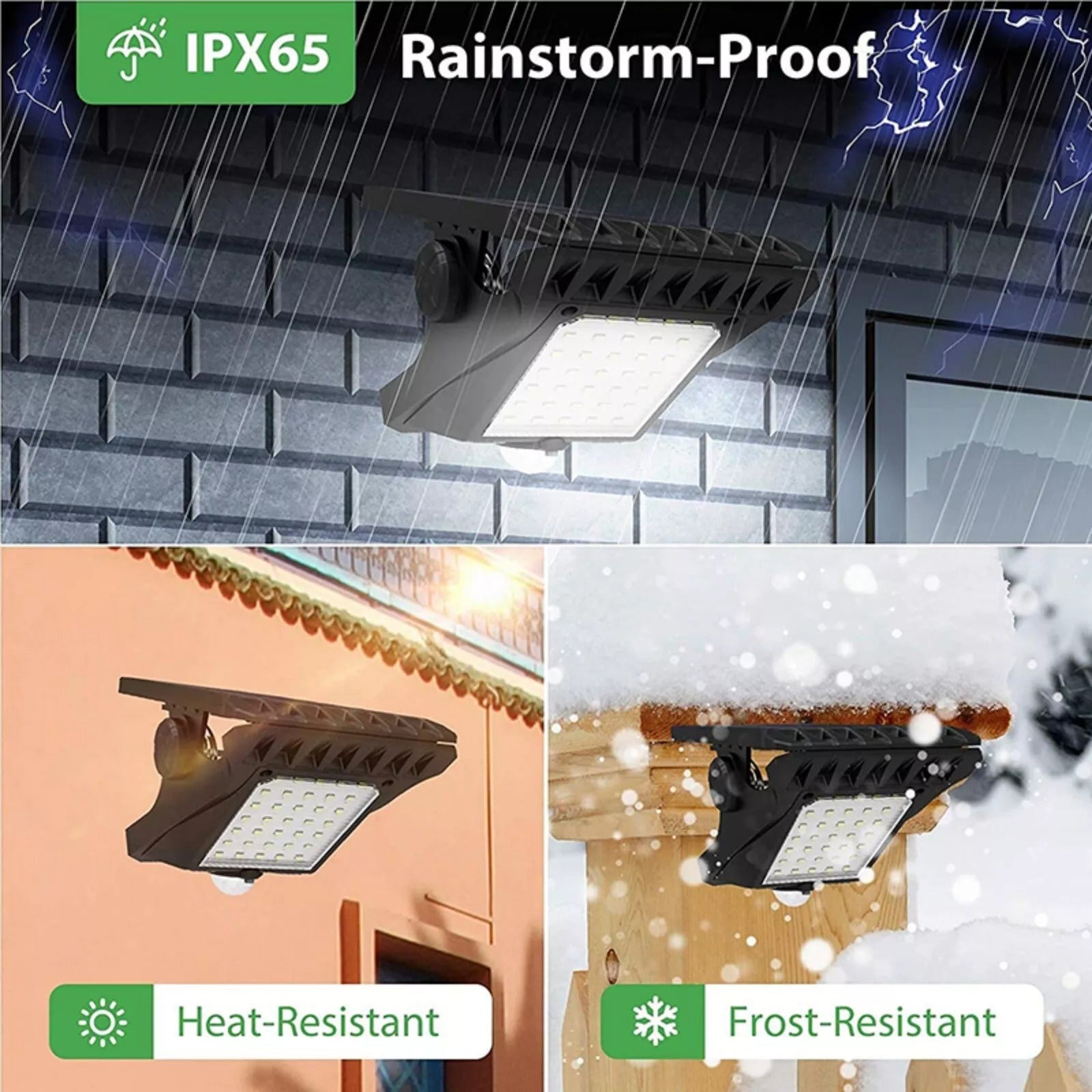 Clip-On Solar LED Light Outdoor Motion Sensor 45 LEDs IP65 Waterproof Security Wall Light โ image 5