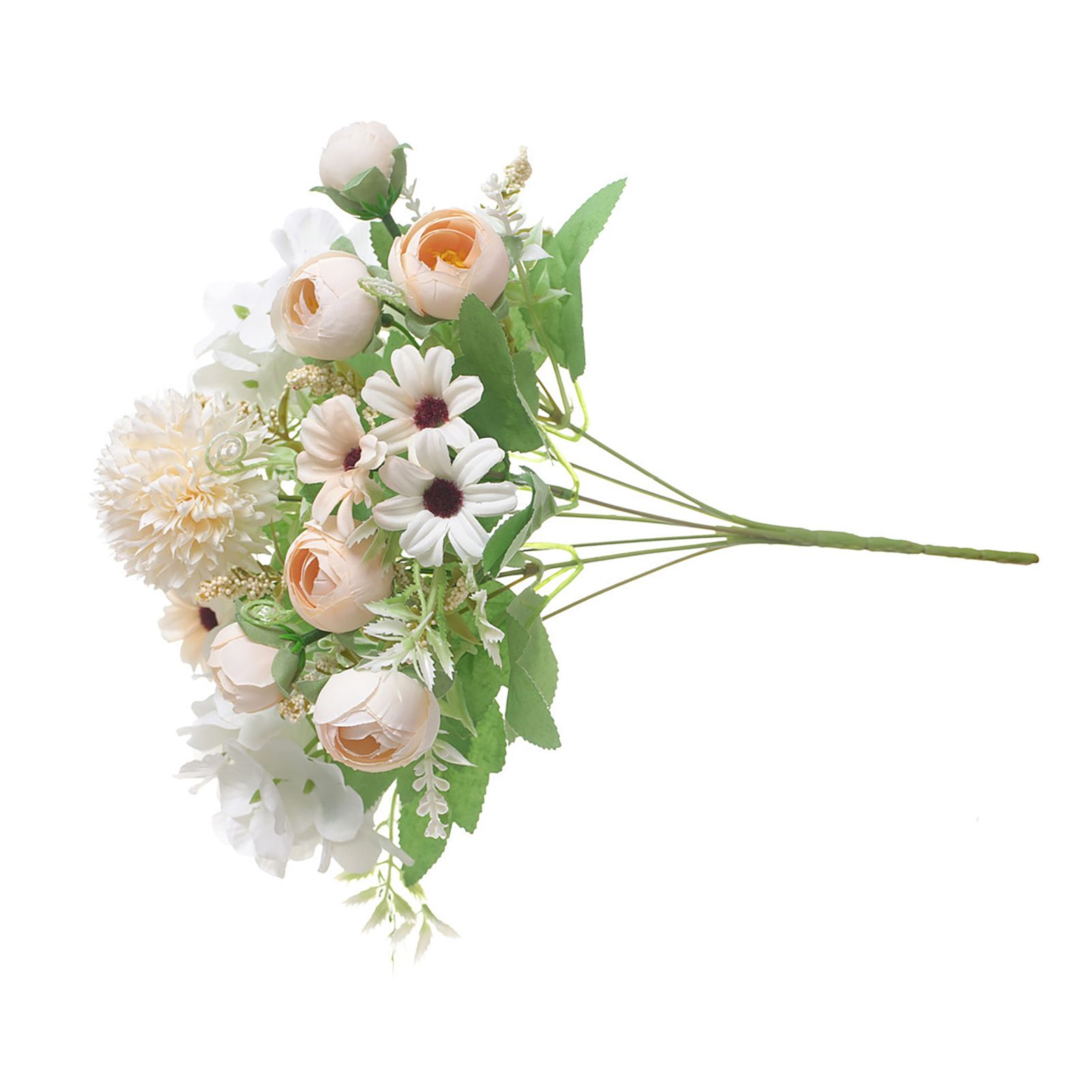 Artificial Flower Exquisite Lifelike Silk Cloth Faux Flower for Photography Wedding Home Shop Decoration Champagne โ image 4