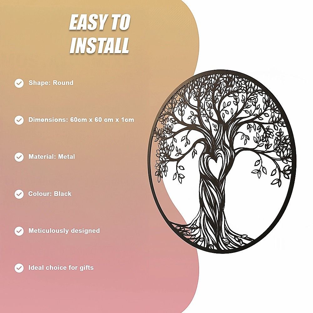 Tree Life Wall Decoration Metal Tree Wall Sculpture — image 4