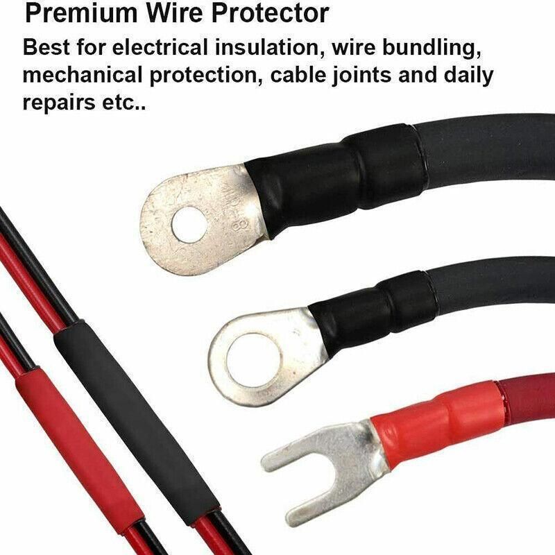 Grade Marine Heat Shrink Tubing 3:1 Wire Sleeve Glue Inside Fast Wrap Insulation Red - 19.1mm*1M — image 5