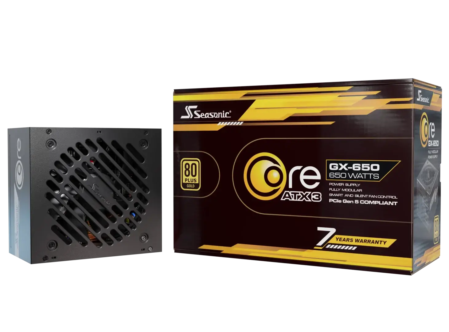 Seasonic Core GX-650 ATX3 80 Plus Gold Full Modular 650W PSU (SRP-CGX651-A5A32SF) — image 5